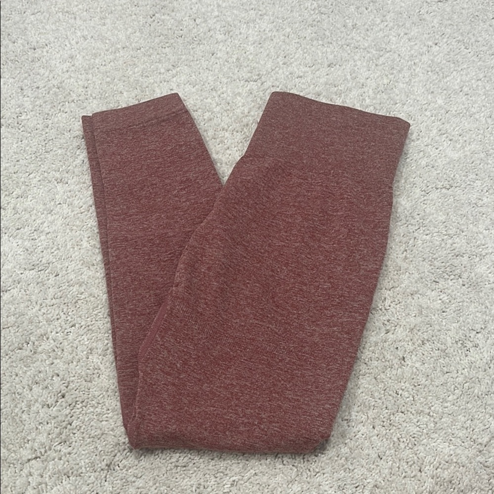 SHEIN Red Leggings